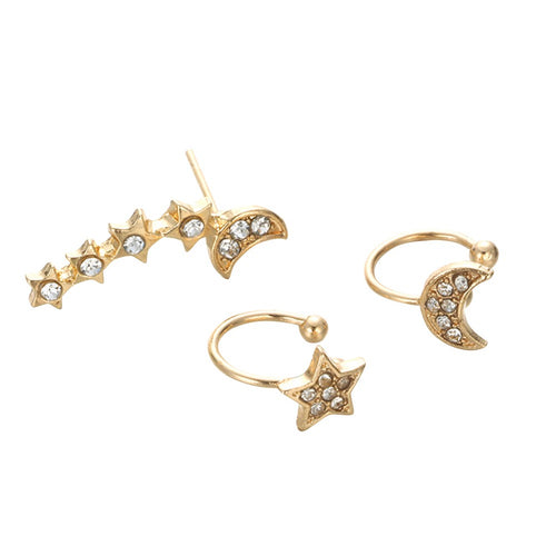 Moon Star Earring