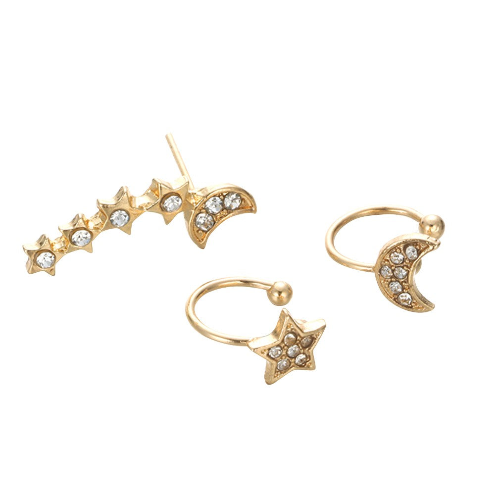 Moon Star Earring