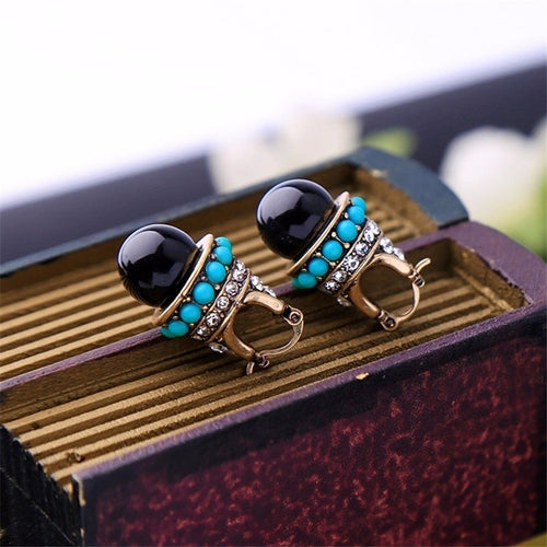 Vintage Round Earrings